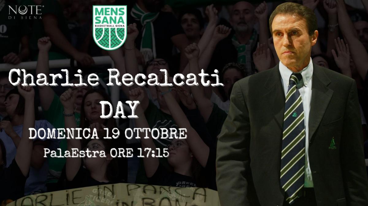 Domenica 19 ottobre si celebra a Siena il Carlo Recalcati Day