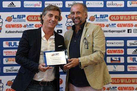 Serie B - LNP consegna il premio Fioretti al GM Urania Luca Biganzoli