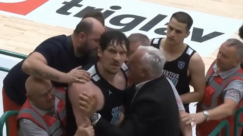 Furia Boban Marjanovic: l'ex NBA espulso e fermato dal padre di Luka Doncic 