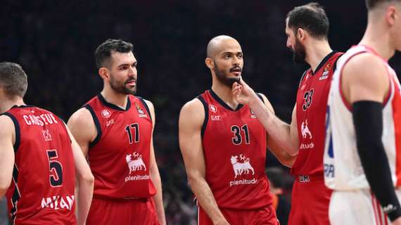 Olimpia, Messina fa turnover nella sfida contro Brescia: in testa solo l'EuroLega