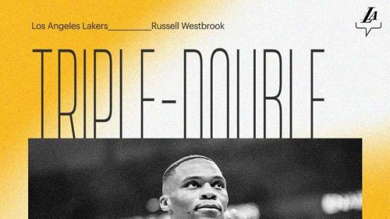 NBA - La quadrupla doppia di Russell Westbrook è il must odierno