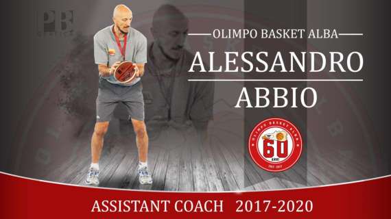 Serie B - Alessandro Abbio nuovo vice-coach di Alba!