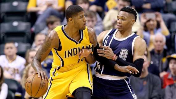 NBA - New teammates: Russell Westbrook and Paul George first workout