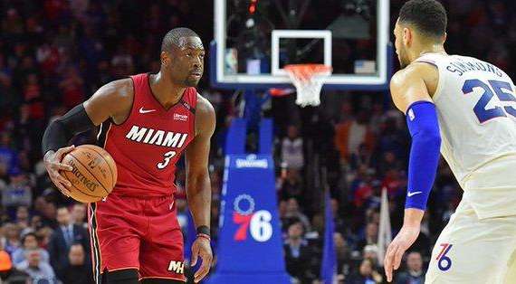 NBA - Heat: la zampata di Dwyane Wade affonda i Sixers (1-1)