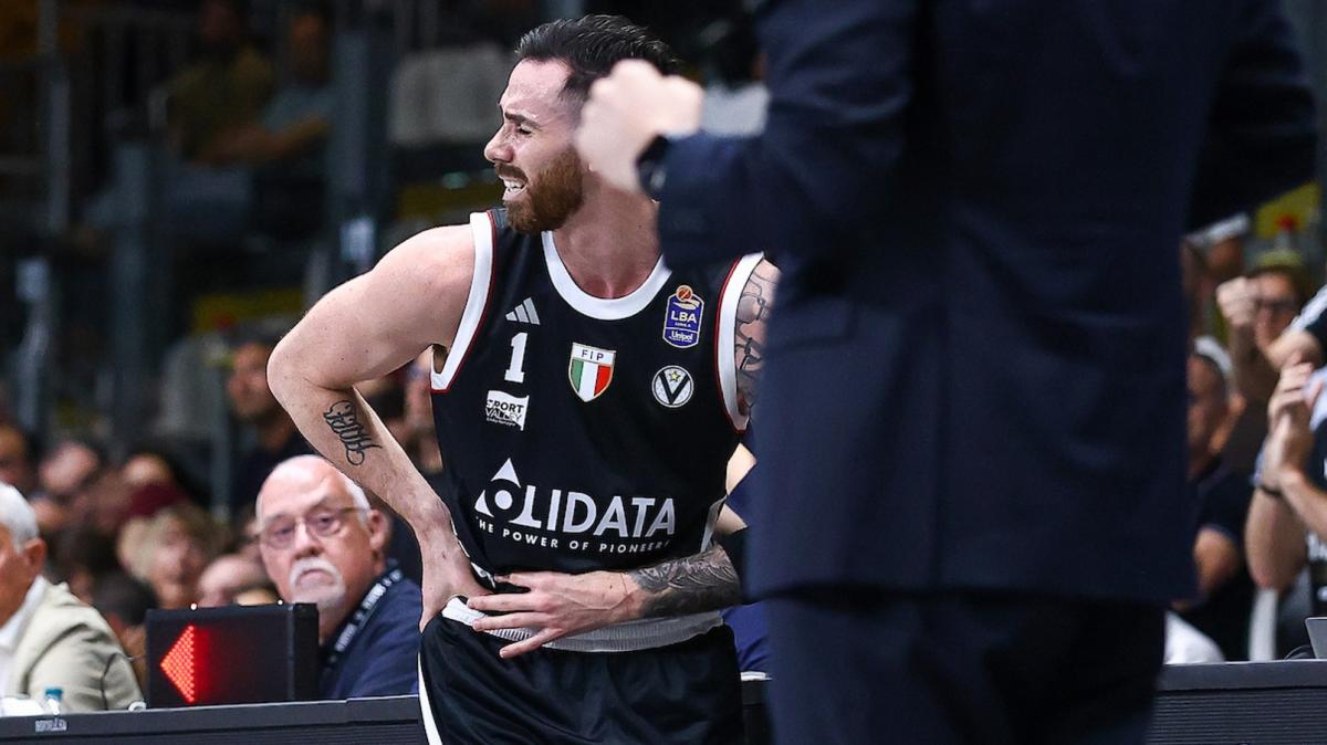 Virtus Bologna, infortunio per Luca Vildoza: problemi all'anca