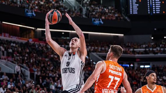 Virtus Bologna sotto 49-46 a Valencia: pagelle e tabellini all'intervallo