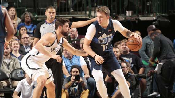 NBA - Doncic e Barnes guidano i Mavericks alla vittoria sui Nets