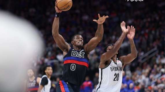 NBA - I Pistons di Fontecchio non si lasciano irretire dai Brooklyn Nets