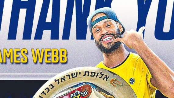 EL - James Webb lascia ufficialmente il Maccabi Tel Aviv 