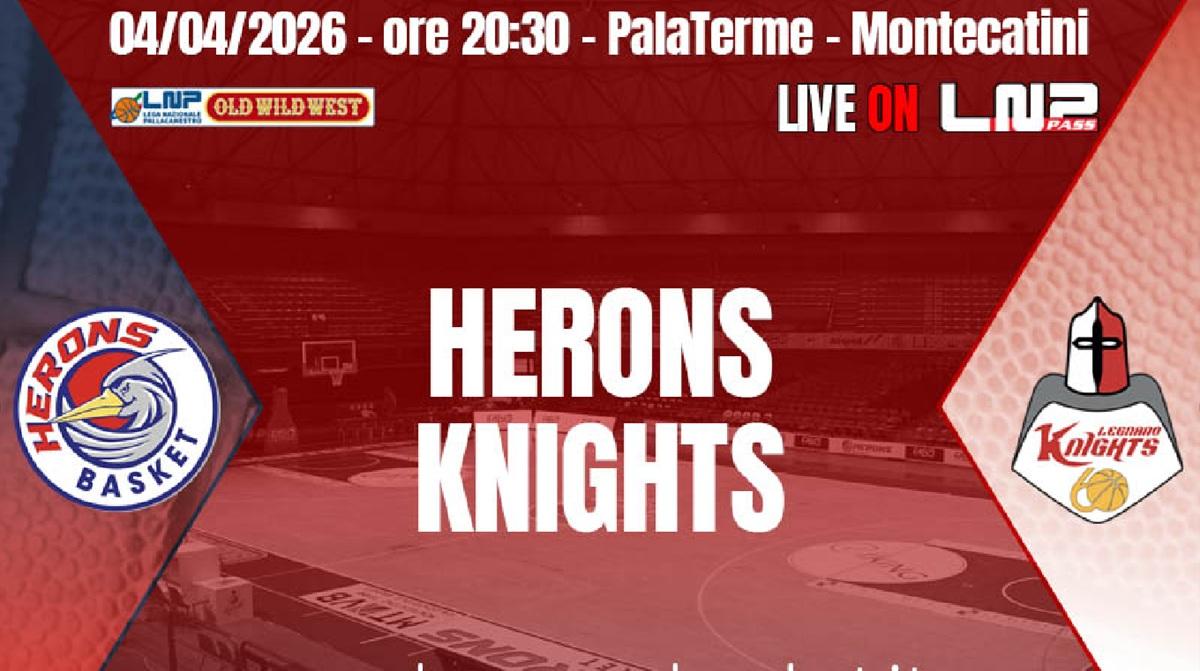 Serie B - Legnano Knights, sabato al PalaTerme della Herons Montecatini