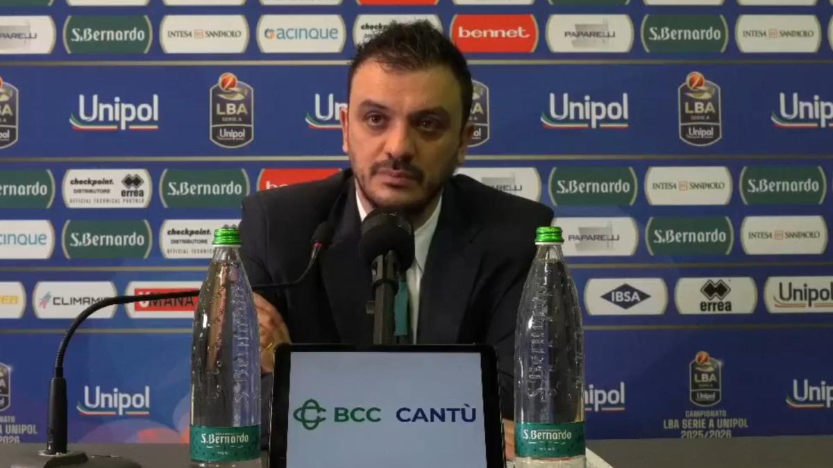 Cantù, Brienza: «Ho fatto i complimenti alla squadra. Ci manca un po' di fortuna»
