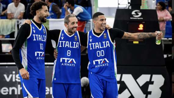 Della Valle! Canestro decisivo all'esordio agli Europei 3x3 e vittoria Italia