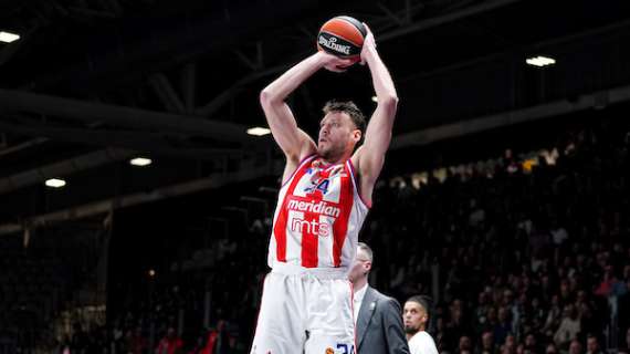 Crvena Zvezda, Mike Daum out per almeno un mese