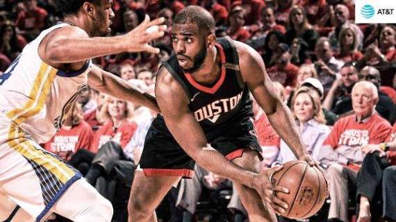 NBA - Houston vince al fotofinish sui Warriors ma rischia di perdere Paul (3-2)