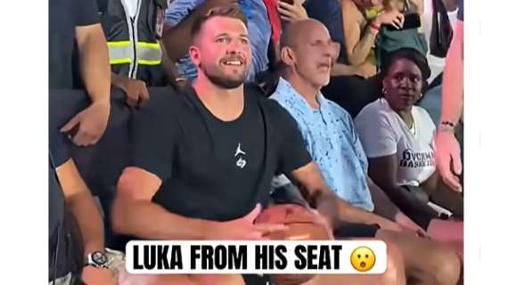 Un tiro da seduto di Luka Doncic manda New York City in visibilio