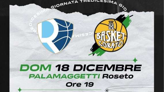 Serie B - Adriatica Industriale Corato chiude il 2022 a Roseto
