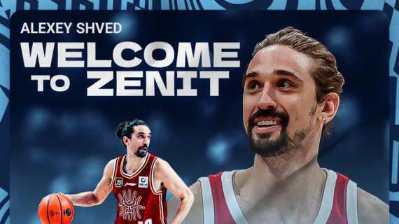 UFFICIALE VTB - Alexey Shved torna in Russia: annunciato dallo Zenit