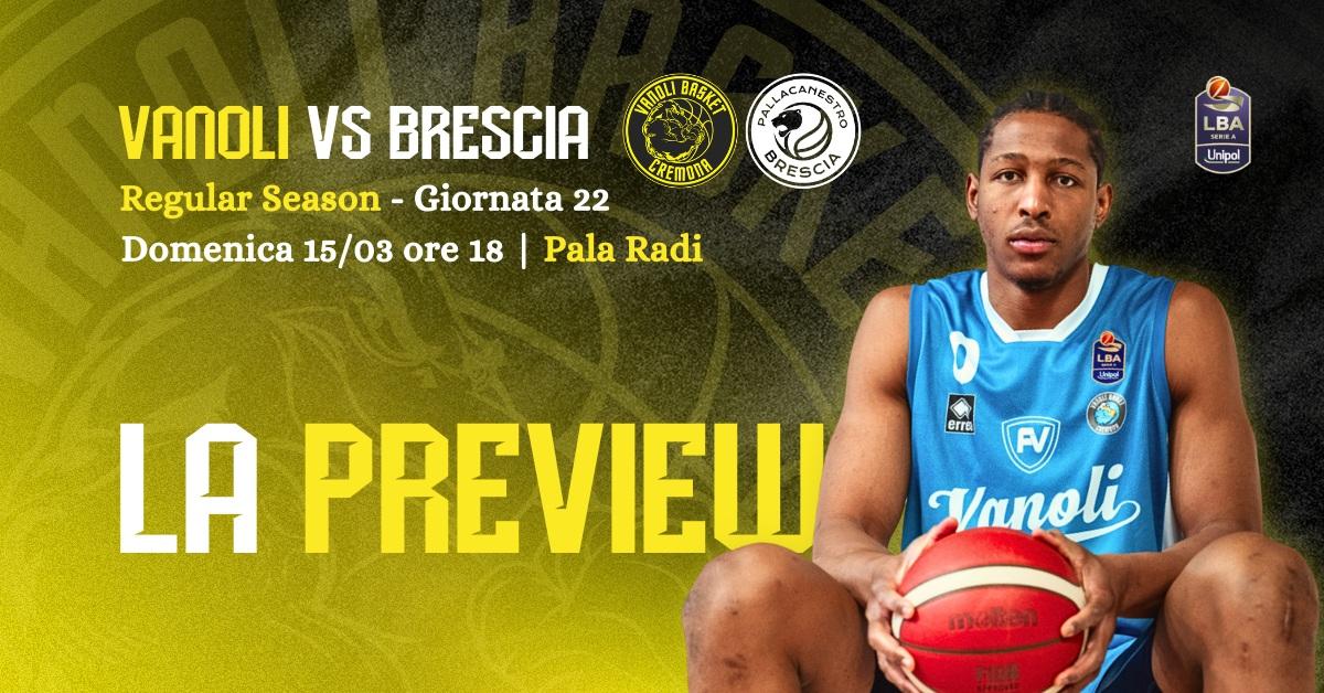 Vanoli Cremona al derby lombardo con la Germani Brescia al PalaRadi