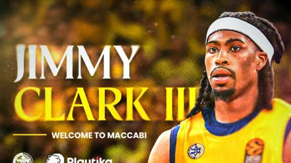 UFFICIALE EL - Maccabi Tel Aviv, ingaggiato Jimmy Clark III