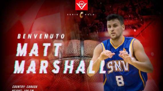 Serie C - Valentino Basket, firmato Matt Marshall