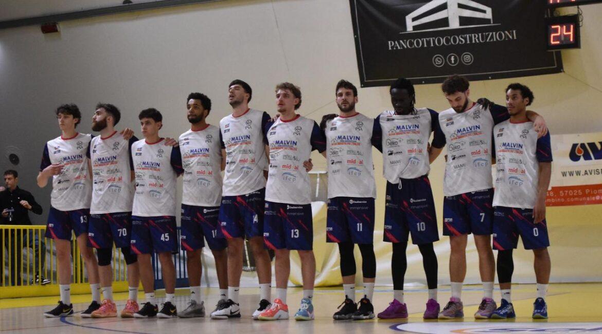 Serie B - Per la Malvin PSA a Piombino è una lunga rincorsa incompiuta