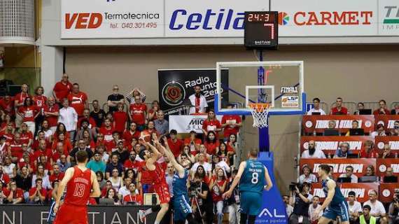 A2 - Trieste-Cantù la notte dei record in TV: oltre 120mila spettatori di media su Rai Sport