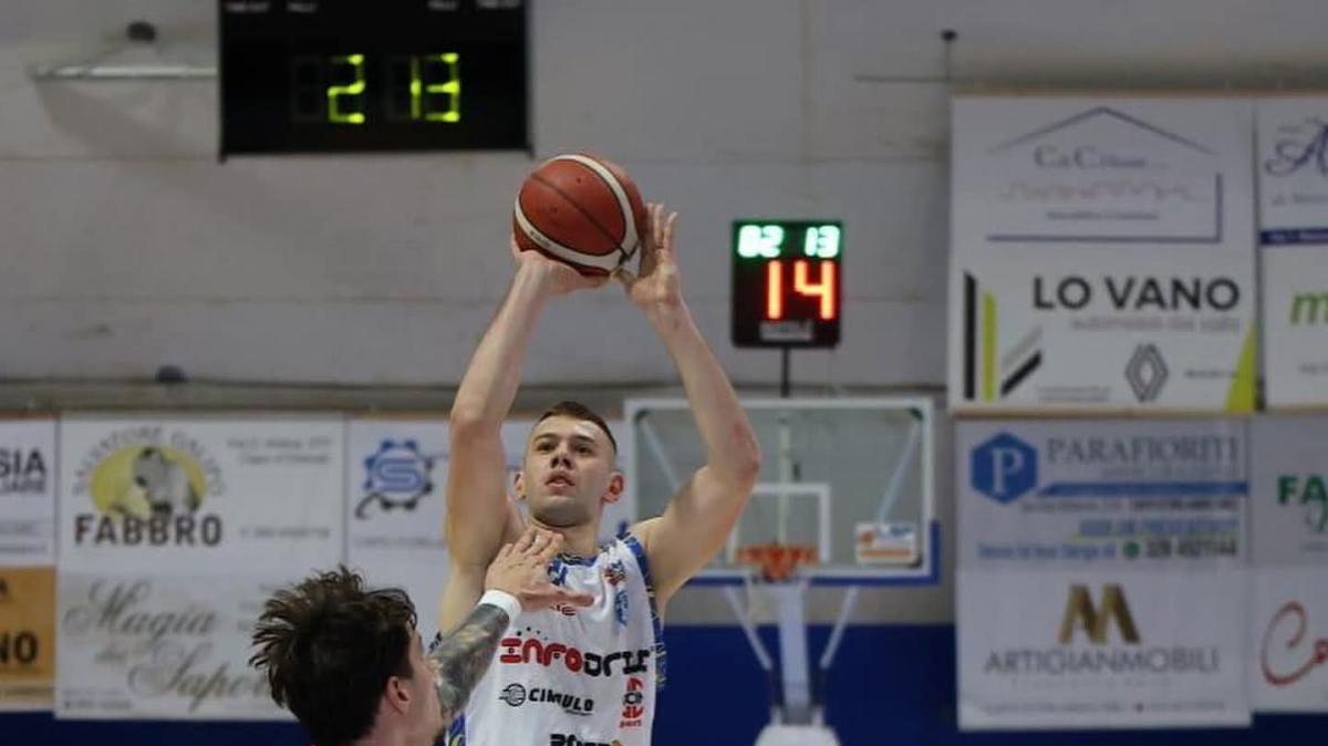 Serie B - Giacomo Furin torna a giocare con l'Infodrive Orlandina 