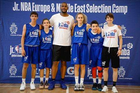 Jr. NBA Global Championship Europe and Middle East Selection Camp a Bologna