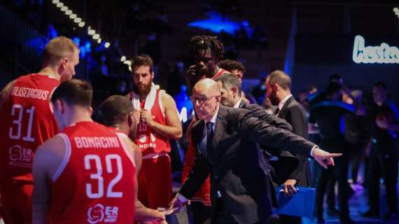 FIBA EC - Reggiana, Caja "Bravi a non disunirci nelle difficoltà"