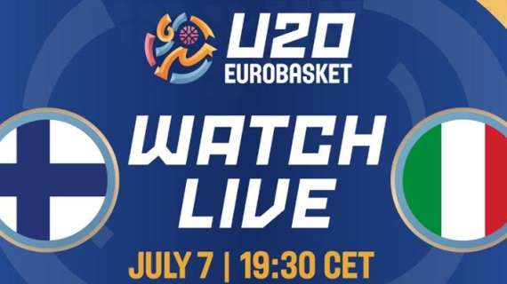 LIVE FIBA Eurobasket U20 F - Italia vs Finlandia diretta streaming 19:30