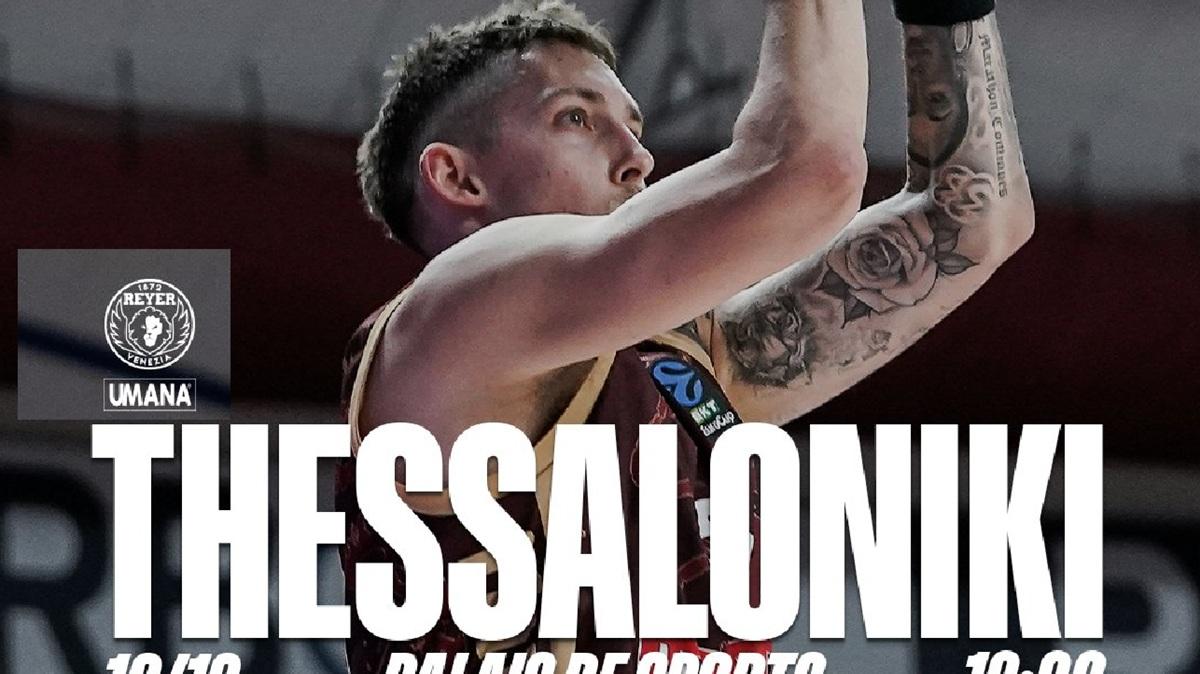 LIVE EC | Aris Salonicco vs Reyer Venezia: dove in TV, preview, diretta