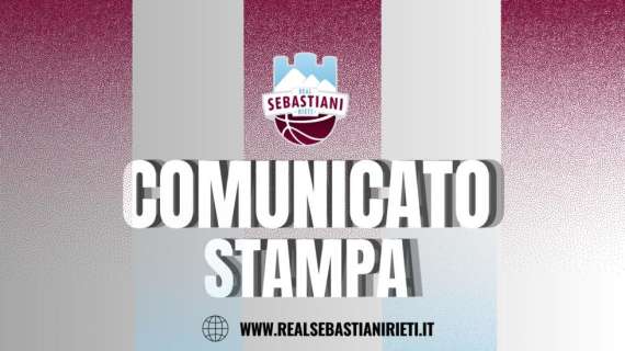 A2 - Real Sebastiani Rieti, il 12 agosto inizia la preparazione atletica