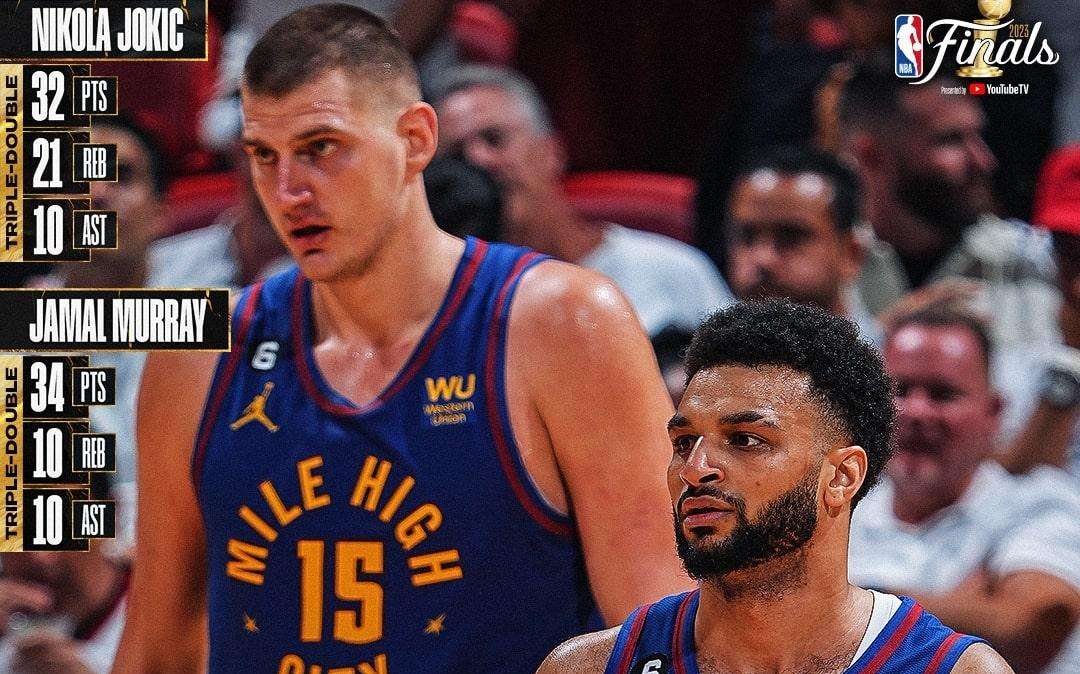 NBA - Denver vince a Miami in G3, Murray e Jokic entrambi in tripla doppia 