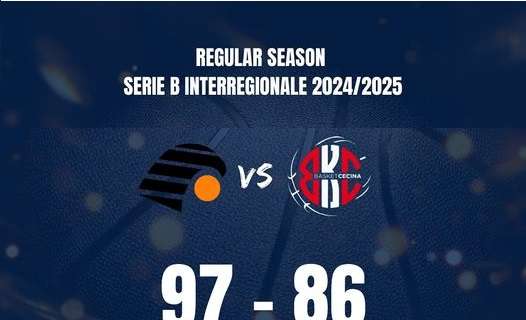 Serie B - Basket Cecina insegue La Spezia senza mai raggiungerla