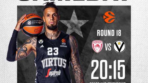 LIVE EL - Olympiacos vs Virtus Bologna: dove in TV, preview, diretta