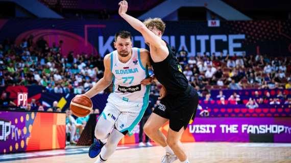 La tripla doppia di Doncic guida la Slovenia alla facile vittoria sul Belgio