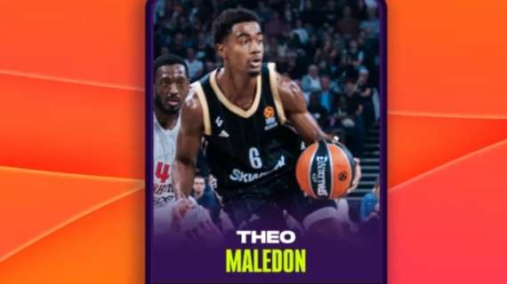 EL - Theo Maledon del Asvel è l'MVP del Round 4 di EuroLeague