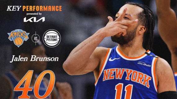 NBA Playoff | Brunson è clutch, i Knicks mandano Fontecchio e i Pistons in ferie