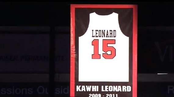 NCAA - San Diego ritira la #15 di Kawhi Leonard