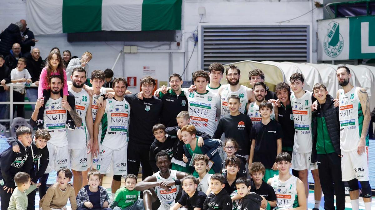 Serie B - Solida ripresa, la Mens Sana Basketball super la USE Empoli