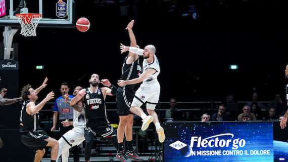 LBA highlights: battaglia alla Unipol Arena tra Virtus Bologna e Bertram Derthona