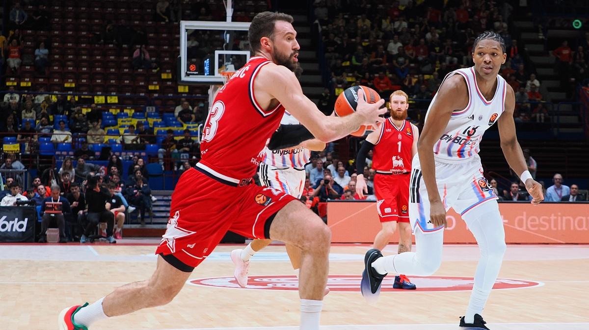 Olimpia Milano: Marko Guduric OUT le prossime due partite. Il motivo