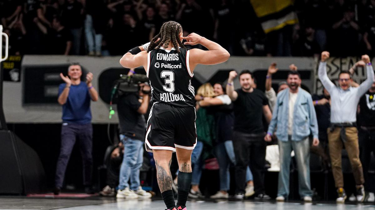 Virtus, che risposta Edwards: «Penso solo a andare avanti». Smailagic: «Crediamo ancora nei play-in»