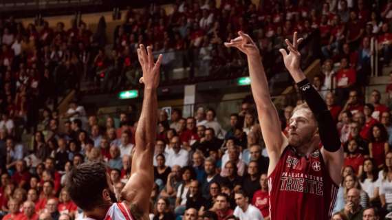 LIVE LBA - Uragano Mayo, Varese passeggia in casa di Trieste 