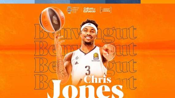 UFFICIALE EL - Chris Jones nuovo giocatore del Valencia Basket