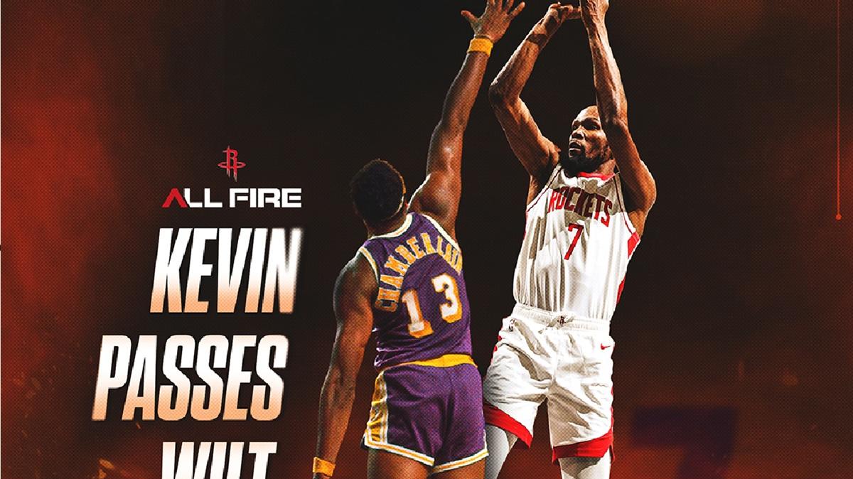 Kevin Durant supera Wilt Chamberlain nella classifica marcatori All-Time