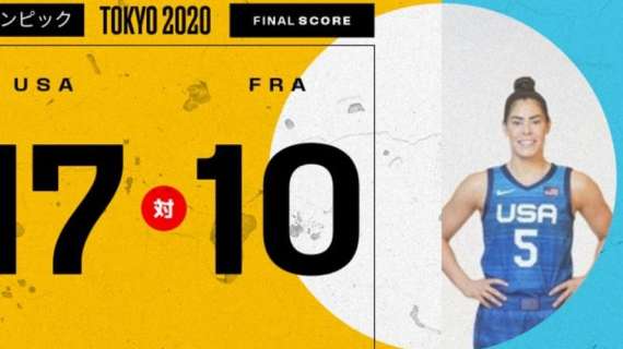 Olimpiadi Tokyo, 3x3 Femminile - Gli Stati Uniti schiacciano anche la Francia