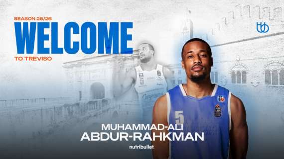 UFFICIALE LBA - Nutribullet Treviso, la nuova guardia è Abdur-Rahkman
