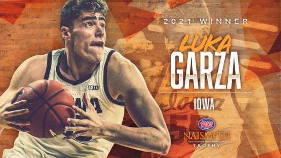 NCAA - Luka Garza (Iowa) è stato nominato giocatore universitario dell'anno