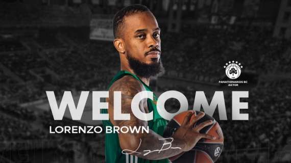 UFFICIALE EL - Il Panathinaikos annuncia la firma di Lorenzo Brown
